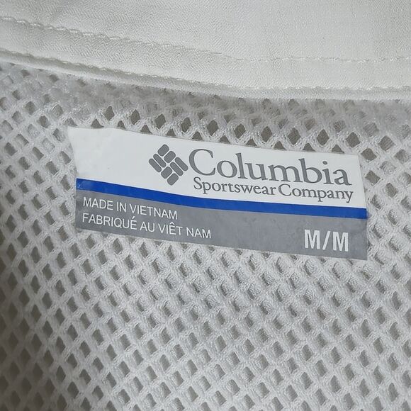 NWT Columbia PFG Shirt Mens Medium Los Angeles Rams White Tamiami SS Omni-Shade - Picture 3 of 7